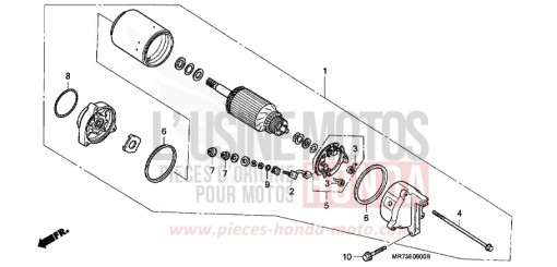 MOTEUR DE DEMARRAGE VFR750RK de 1989